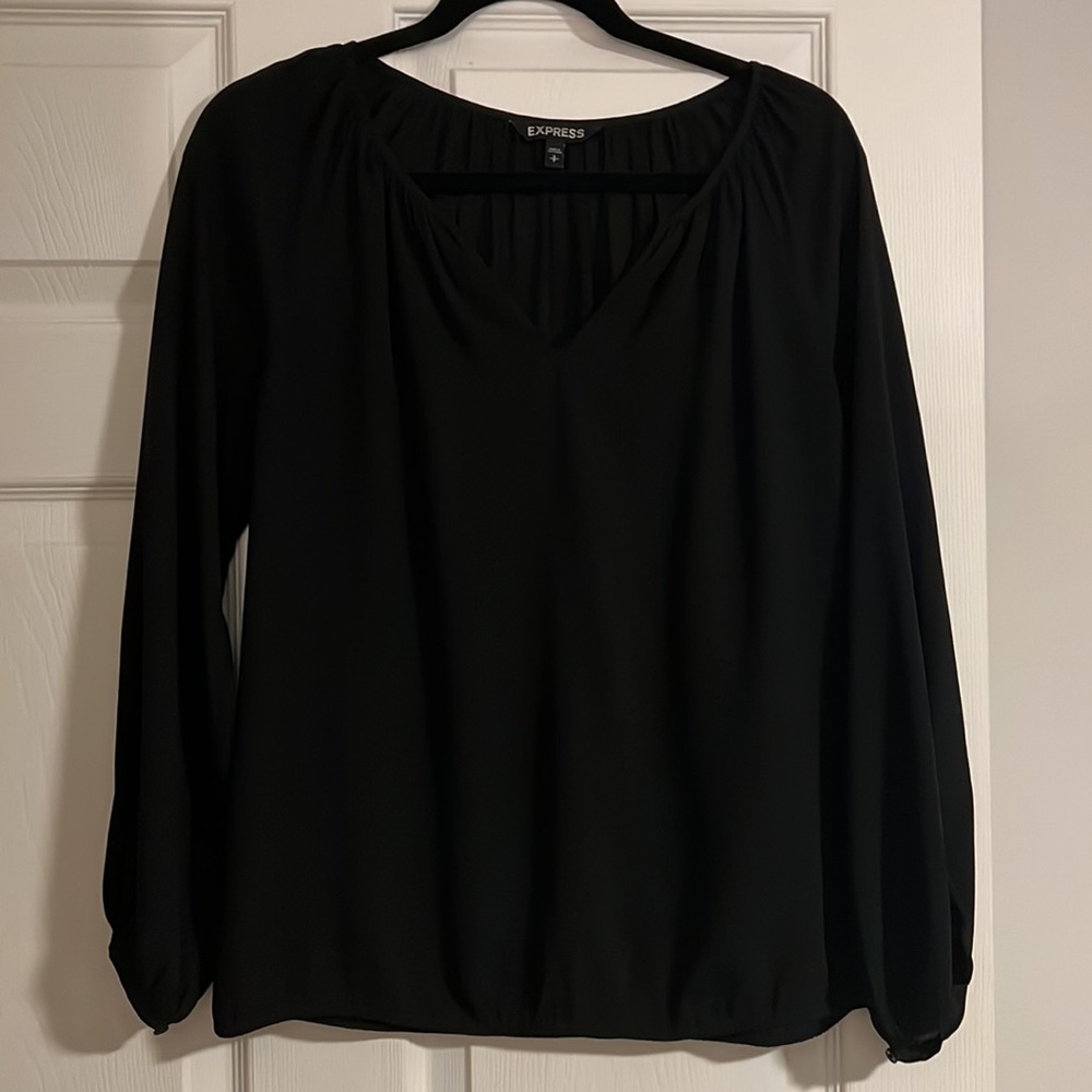 Express Black Blouse